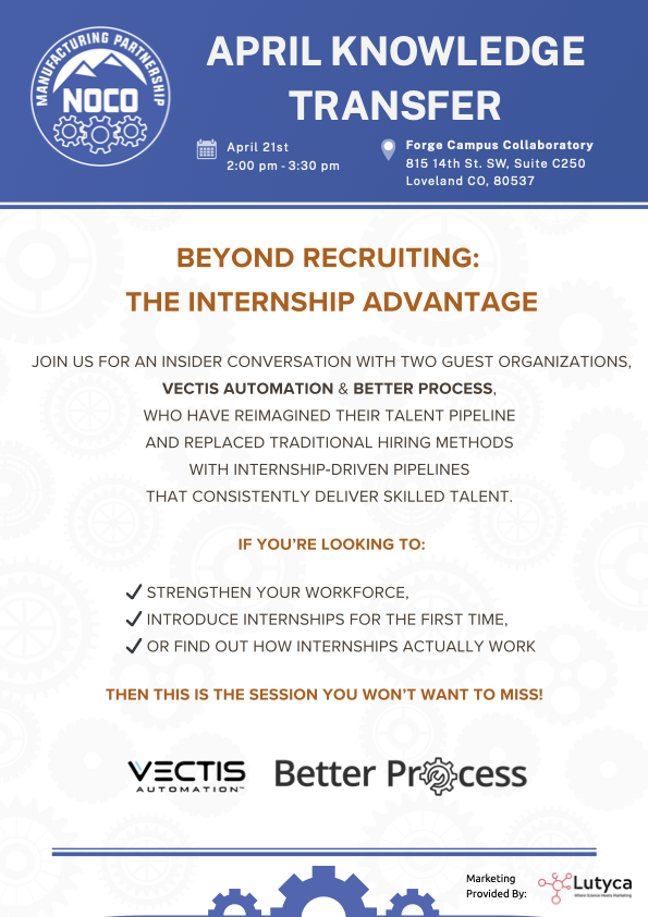 April Knowledge Transfer: Beyond Recruiting: The Internship Advantage ...